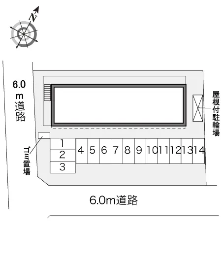 ★手数料０円★さいたま市見沼区春岡２丁目　月極駐車場（LP）